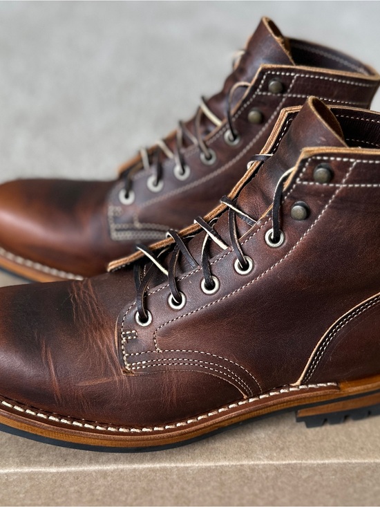 Truman Tobacco Snakebite Boots (8D)